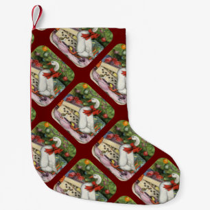 Christmas Goose Small Christmas Stocking
