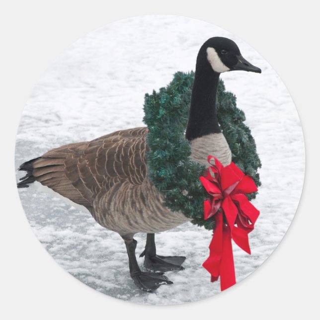 Christmas Goose stickers (Front)