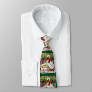 Christmas Goose Tie