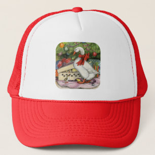 Christmas Goose Trucker Hat