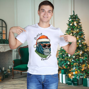 Christmas Gorilla   Merry Roarmas X-Mas T-Shirt 