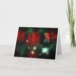 Christmas gothic holiday card