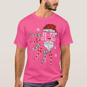 Christmas Gpa Claus Gpa Beard Candy T-Shirt