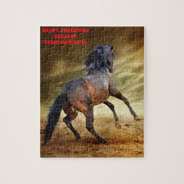 Christmas Granddaughter. Jigsaw Puzzle (Vertical)