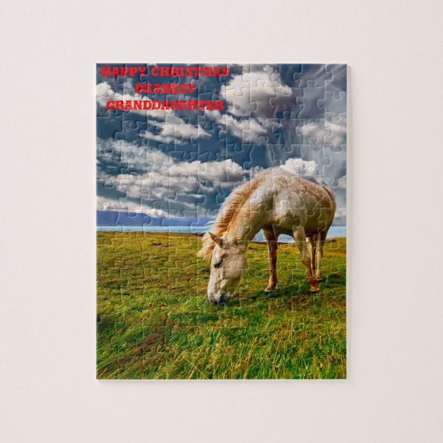 Christmas Granddaughter. Jigsaw Puzzle (Vertical)