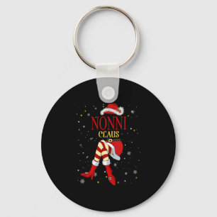 Christmas Grandma Claus - Nonni Claus Women Red Ha Key Ring
