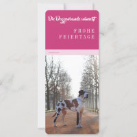 Christmas Great Dane Cards