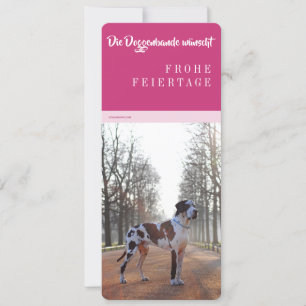 Christmas Great Dane Cards