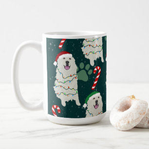 Christmas Great Pyrenees Coffee Mug