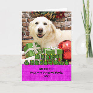 Christmas - Great Pyrenees Labrador X - Doughty Holiday Card