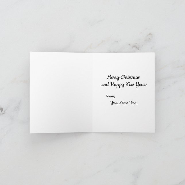 Christmas Greater Glider Note Card (Inside)