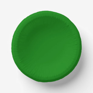 Christmas Green 7-Inch Paper Bowl for Events Plate