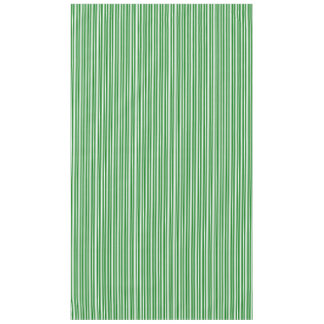 Christmas Green and White Stripes Tablecloth