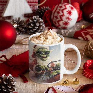 Christmas Green Goblin  Mug #2