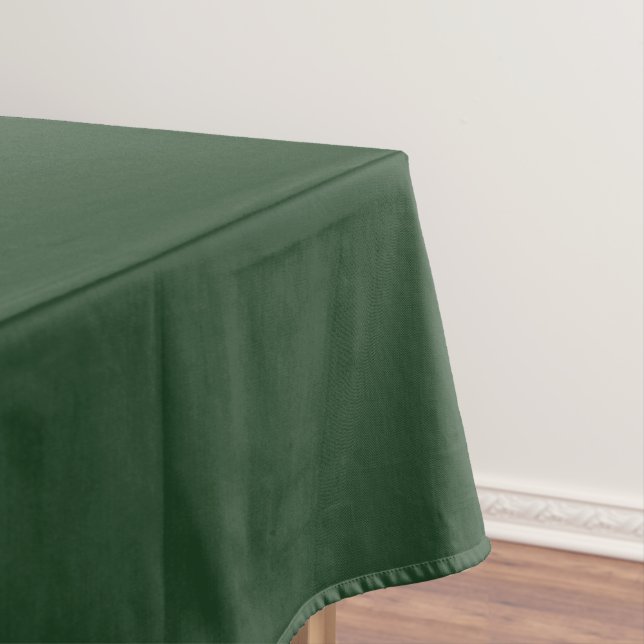Christmas Green, Holiday Green, Solid Green,  Tablecloth (In Situ)