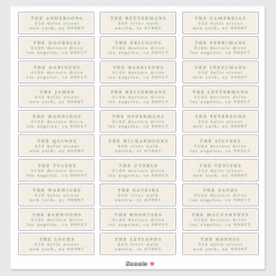 christmas green ombre individual name address