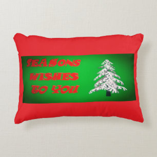 CHRISTMAS GREEN PILLOW