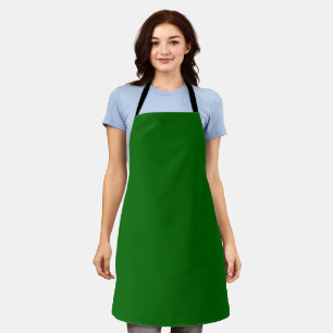 Christmas Green Solid Colour Apron