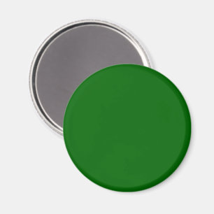 Christmas Green Solid Colour Magnet