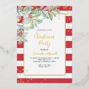 Christmas Green Stripes Holiday Function