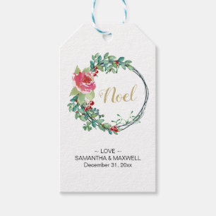 Christmas Greenery Favour Tag or Gift Tag