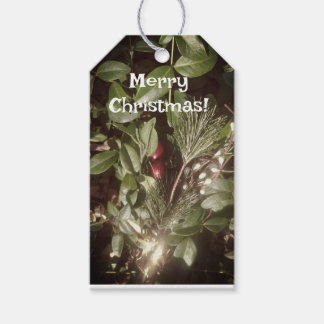 Christmas Greenery Gift Tag