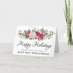 Christmas Greenery Holiday Greetings Card