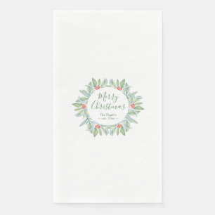 Christmas Greenery Paper Napkin