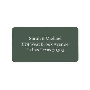 Christmas Greenery Wedding Stickers