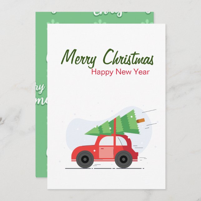 Christmas Greeting Card  (Front/Back)