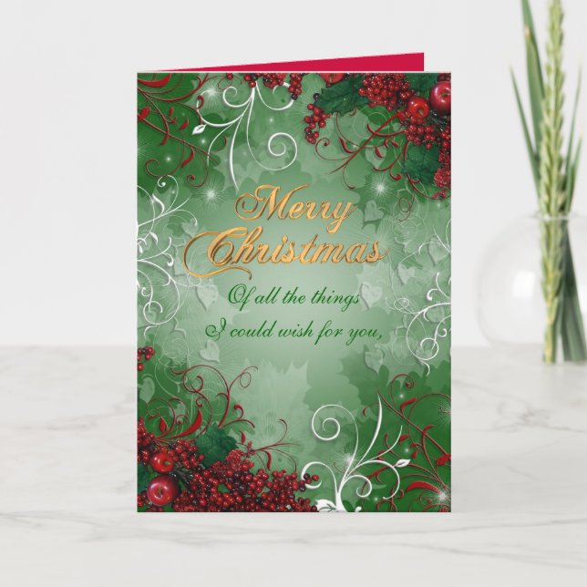 Christmas greeting card (Front)