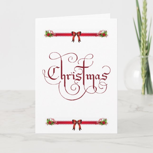 Christmas Greeting Card (Front)