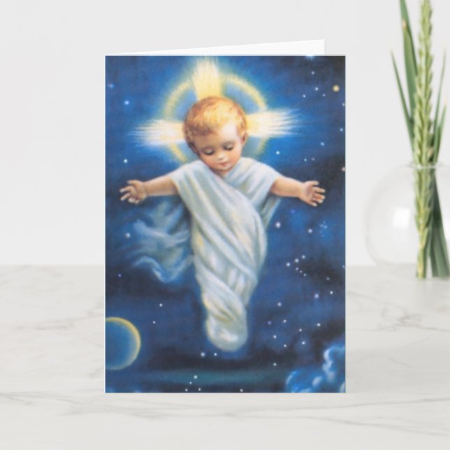 Christmas Greeting Card/Baby Jesus Holiday Card (Front)