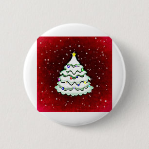 Christmas Greeting Card Christmas Greeting 6 Cm Round Badge