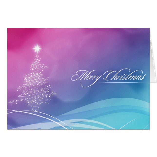 Christmas Greeting Card/Christmas Tree (Front Horizontal)