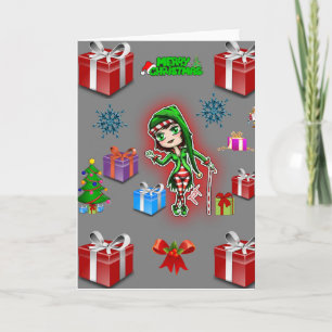 Christmas greeting card for everyone person