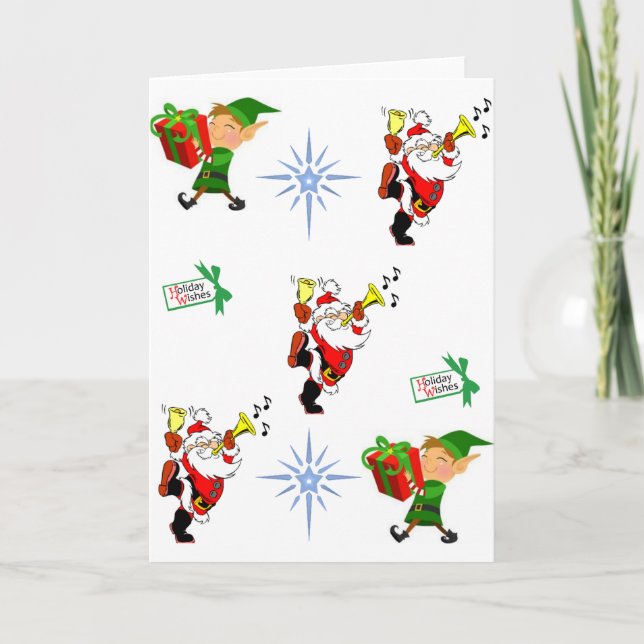 Christmas greeting card for everyone person kids (Front)