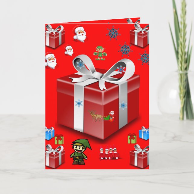 Christmas greeting card for everyone person kids (Front)