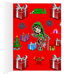 Christmas greeting card for everyone person kids