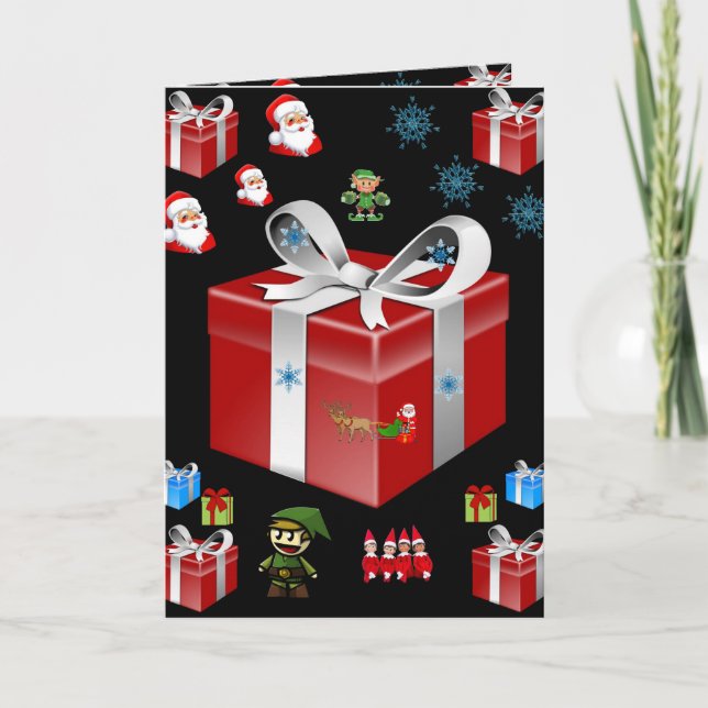 Christmas greeting card for everyone person kids (Front)