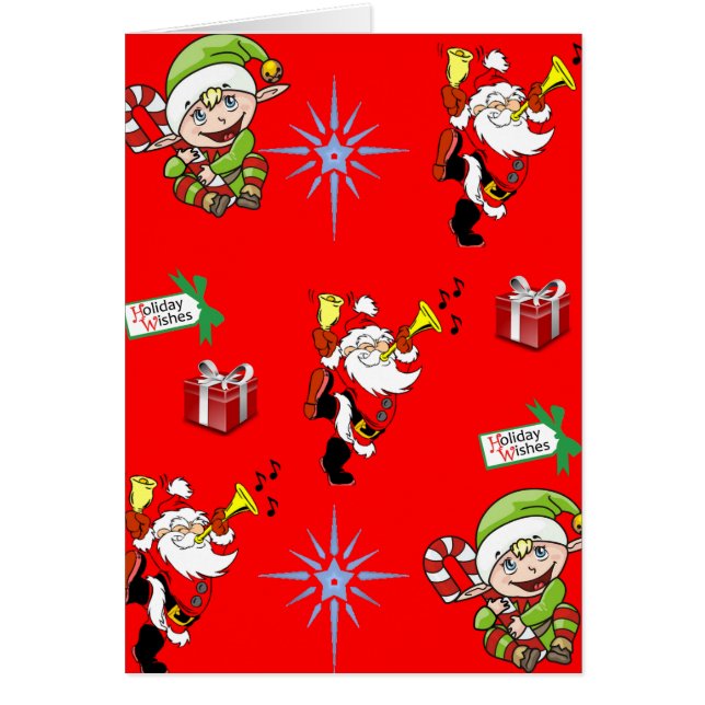 Christmas greeting card for everyone person kids (Front)