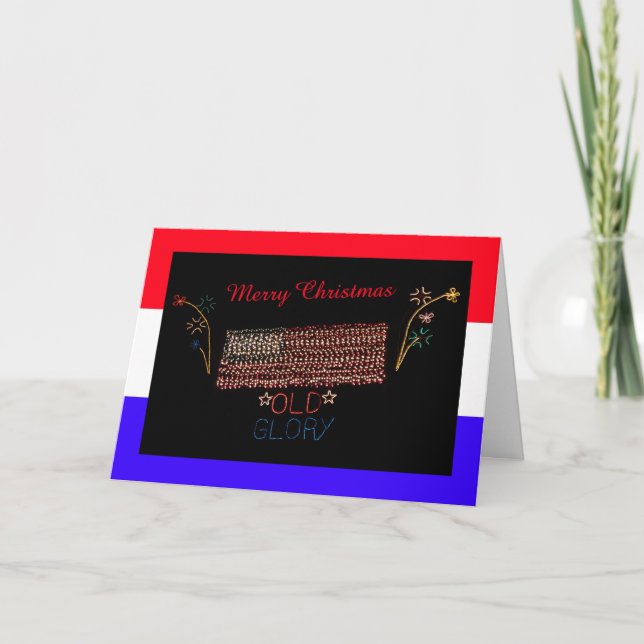 Christmas Greeting Card for Military Troops (Front)