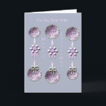 Christmas greeting card for Wife<br><div class="desc">Your wife is as lovely as these beautiful ornaments. The feel of love is in the air.</div>