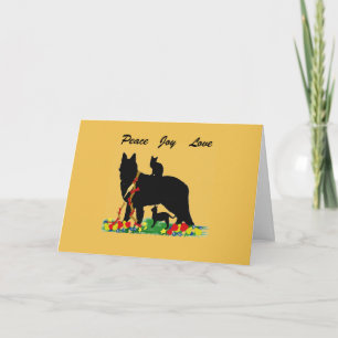 Christmas Greeting Card ~German Shepherd