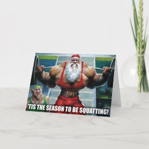 Christmas Greeting Card - Gym Motivation