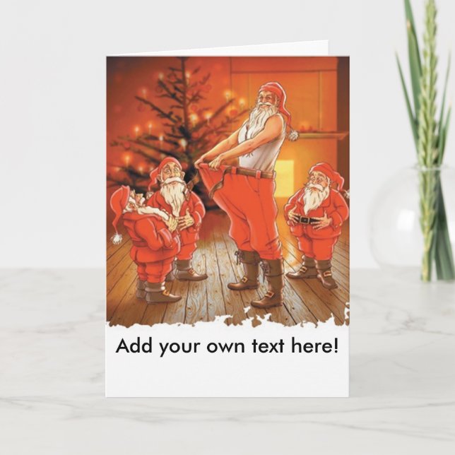 Christmas Greeting Card - Gym Motivation (Front)