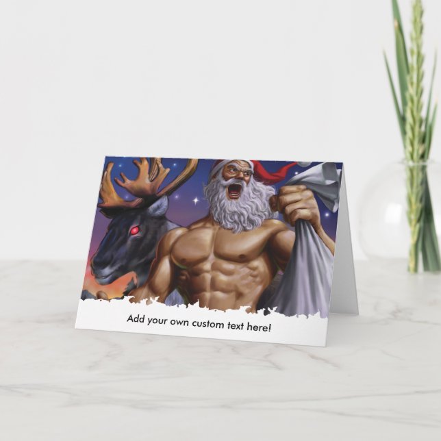 Christmas Greeting Card - Gym Motivation (Front)