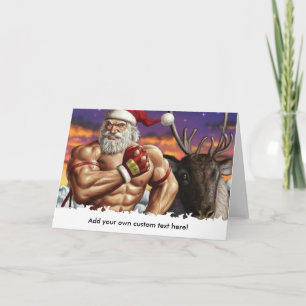 Christmas Greeting Card - Gym Motivation