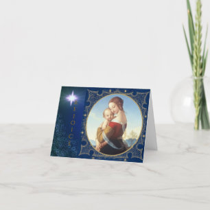 Christmas Greeting Card "Madonna And Child"