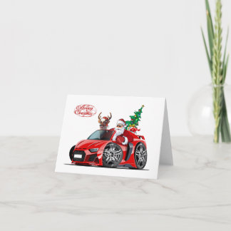 Christmas Greeting Card with Christmas lettering